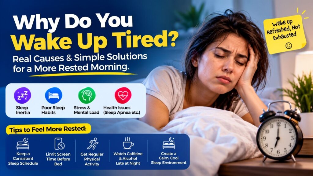 Why Do You Wake Up Tired? Causes and Simple Fixes