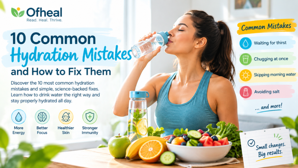 10 Common Hydration Mistakes