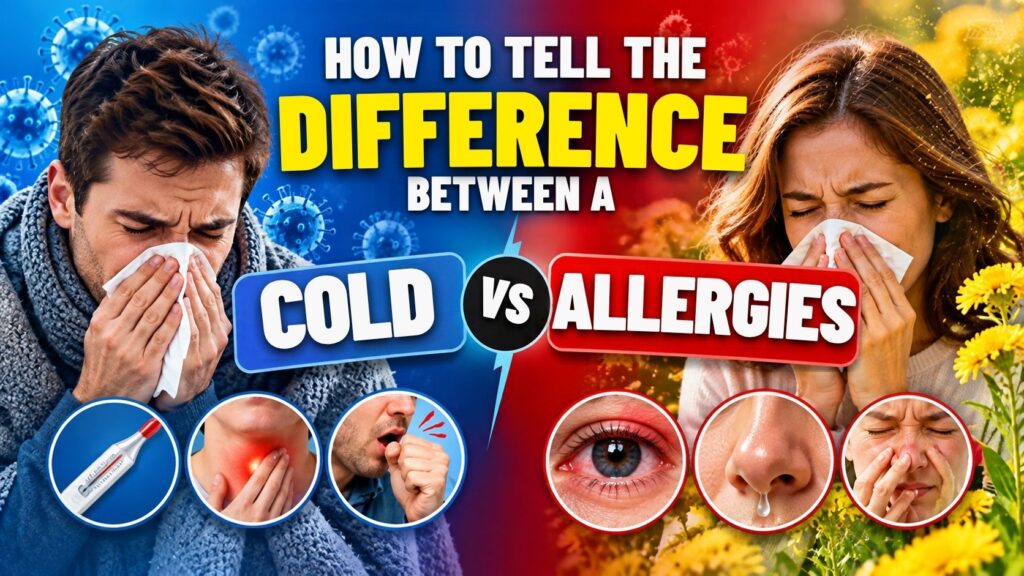 Allergy Symptoms vs Cold: How to Tell the Difference