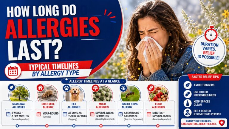 How Long Do Allergies Last? Typical Timelines by Allergy Type