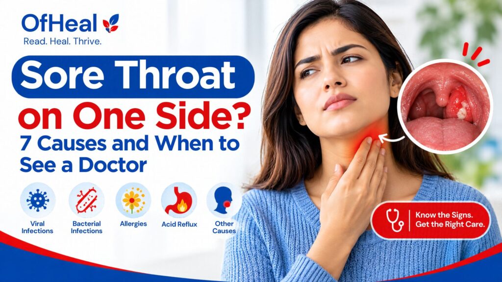 Sore Throat on One Side? 7 Causes and When to See a Doctor